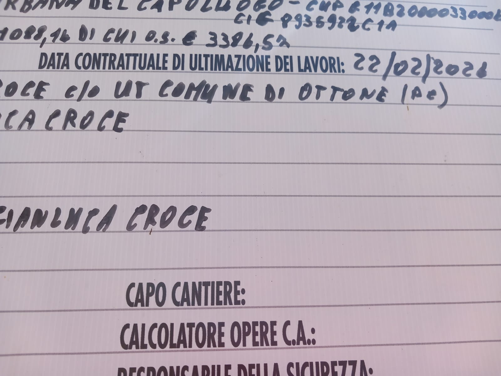 Stato attuale della piazza